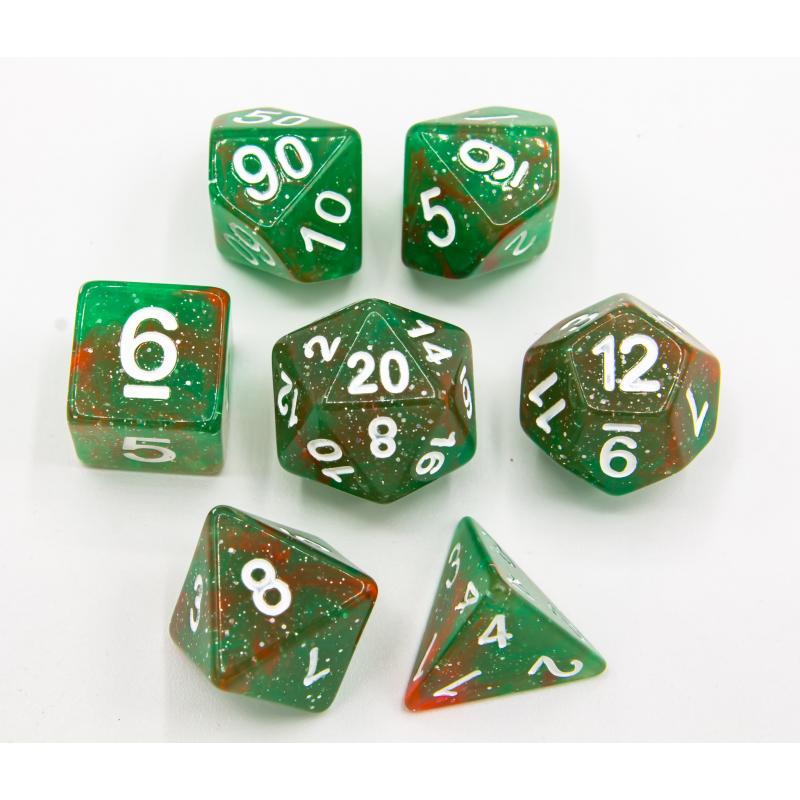 Dice Critical Hit: Poly 7 Set Galaxy