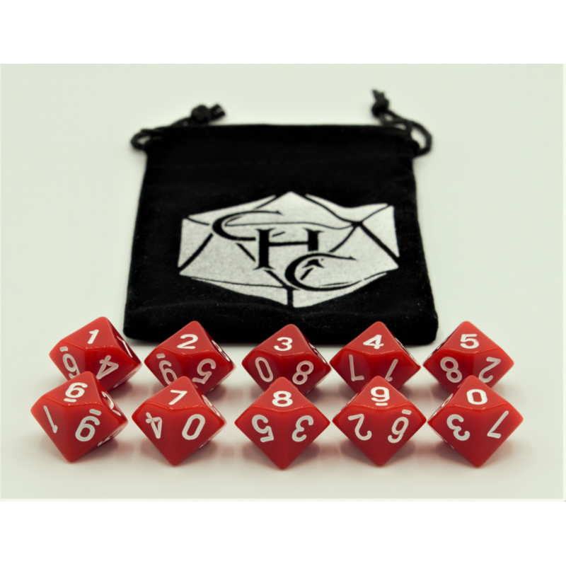 Dice Critical Hit: D10's Opaque