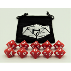 Dice Critical Hit: D10's Opaque