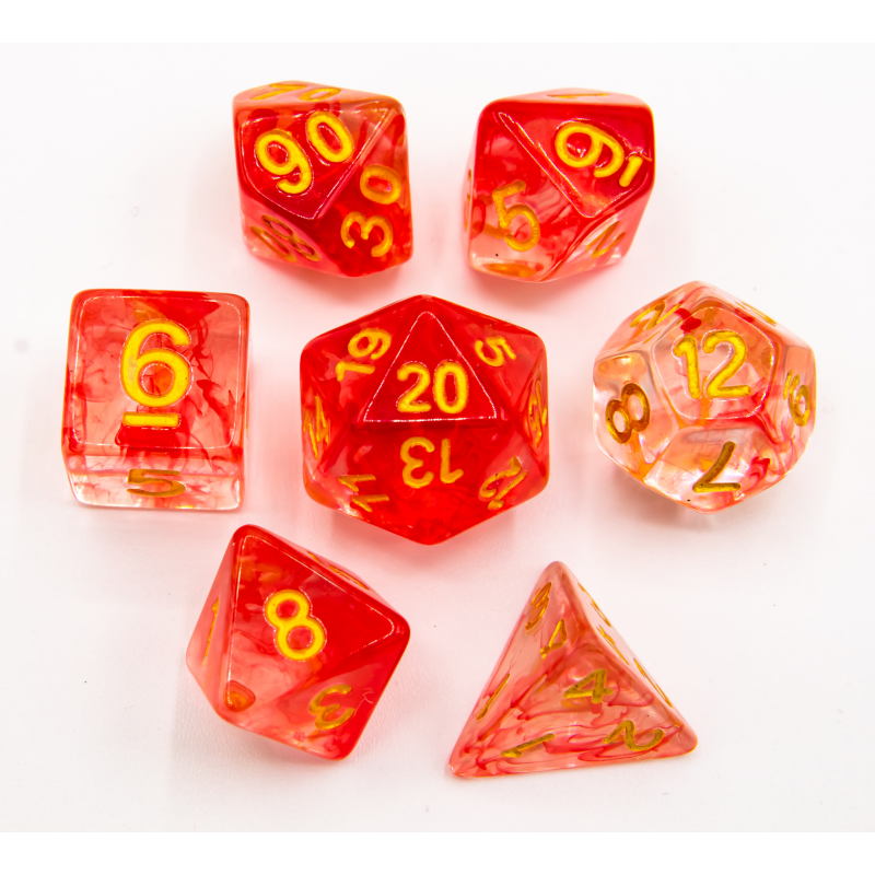 Dice Critical Hit: Poly 7 Set Nebula