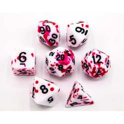 Dice Critical Hit: Poly 7 Set Speckled