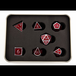 Dice Critical Hit: Poly 7 Set Metal