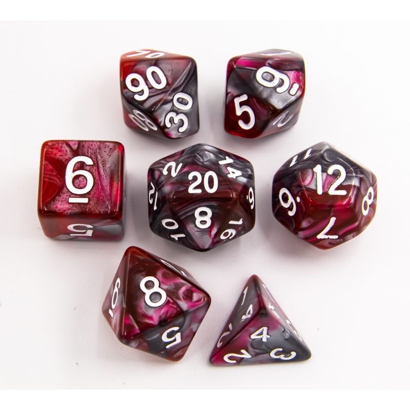 Dice Critical Hit: Poly 7 Set Fusion Steel
