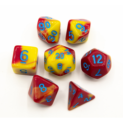Dice Critical Hit: Poly 7 Set Fusion