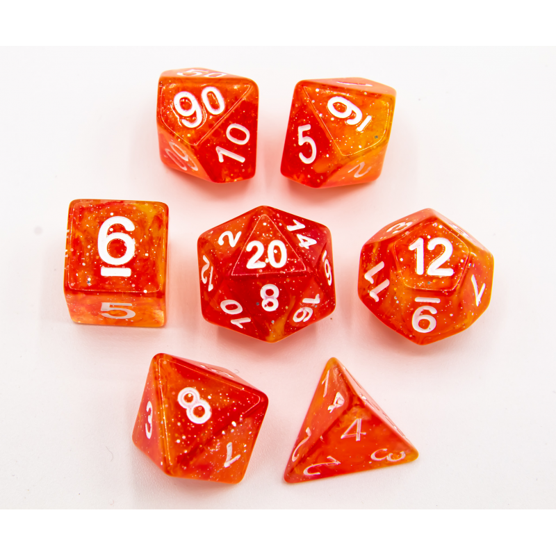 Dice Critical Hit: Poly 7 Set Galaxy