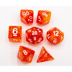Dice Critical Hit: Poly 7 Set Galaxy