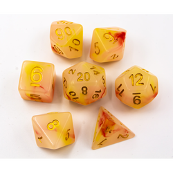 Dice Critical Hit: Poly 7 Set Jade Fusion