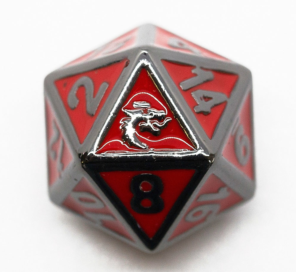 Dice Old School Dice: D20 Metal Elven
