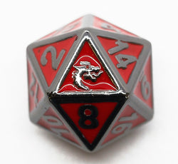 Dice Old School Dice: D20 Metal Elven