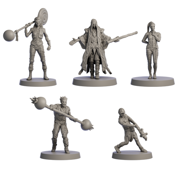 Dungeons & Dragons Heckna: Miniatures - Revelers