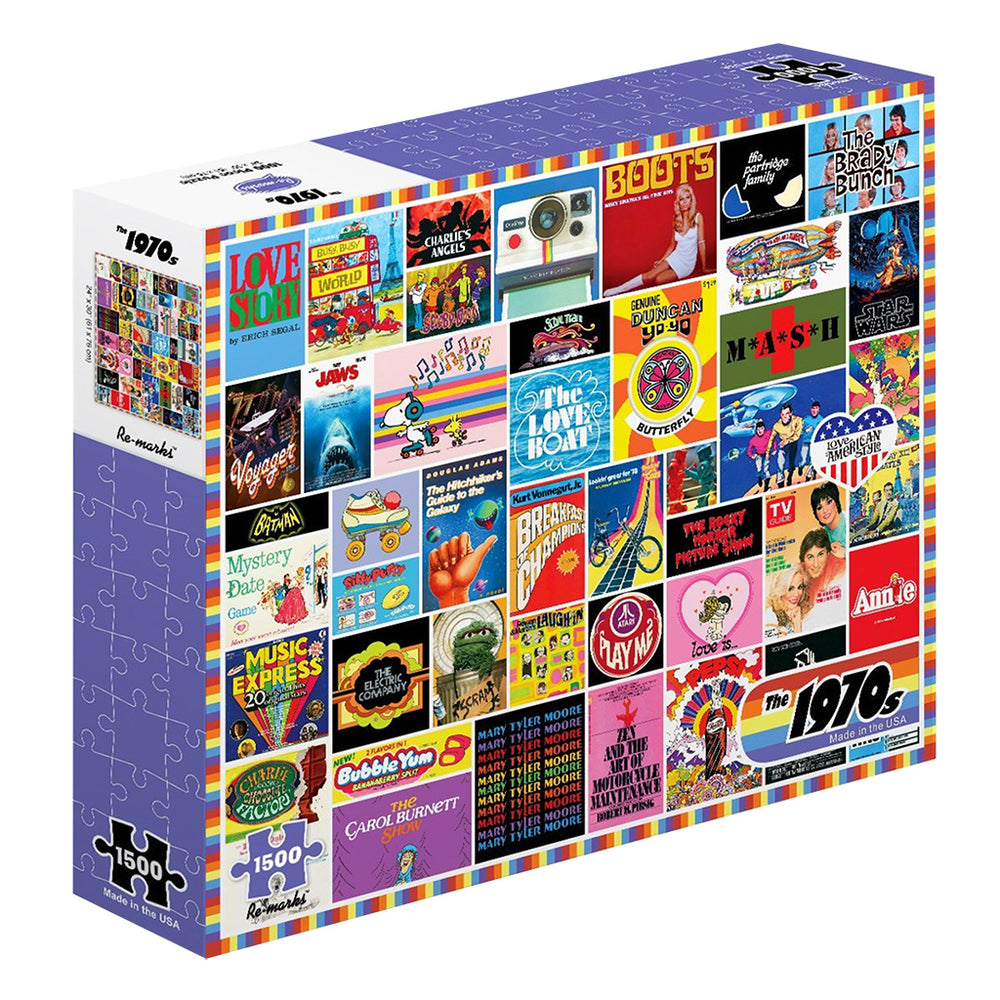 Puzzle Re Marks: 1500 piece 1970s