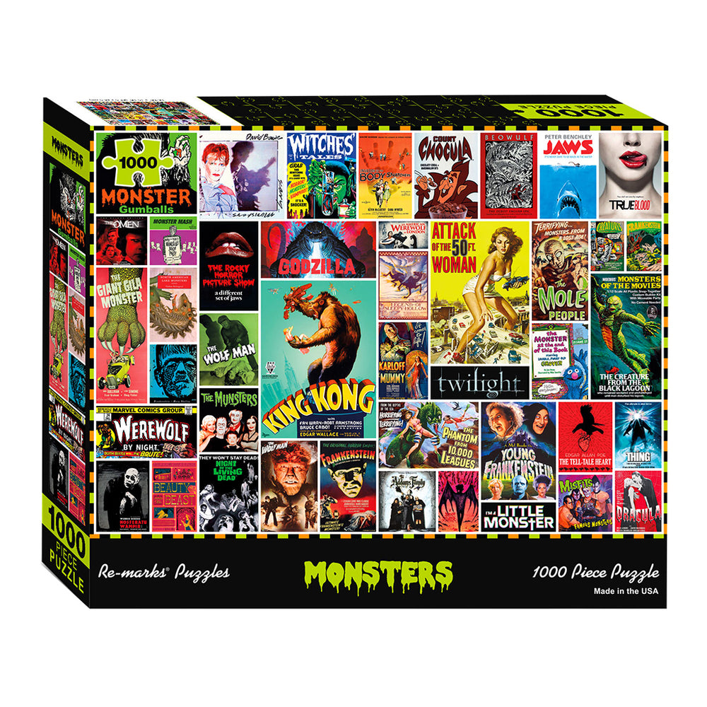 Puzzle Re Marks: 1000 piece Monsters