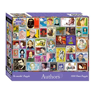 Puzzle Re-Marks: 1000 piece Author Stamps