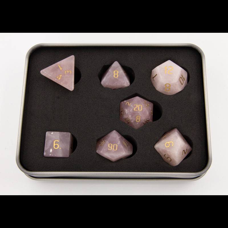 Dice Critical Hit: Poly 7 Set Gemstone
