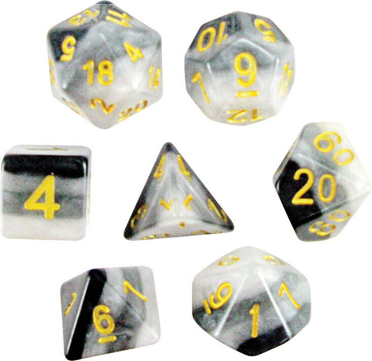 Dice Koplow: Poly 7 Set Layered Transparent