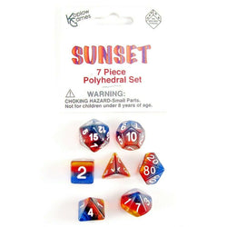 Dice Koplow: Poly 7 Set Layered Transparent