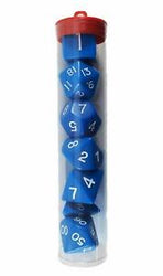 Dice Koplow: Poly 7 Set Jumbo Opaque Tube - Hook