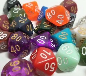 Dice D10 Percentile Generic