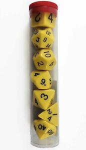 Dice Koplow: Poly 7 Set Jumbo Opaque Tube - Hook