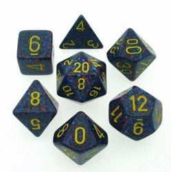 Dice Chessex: Poly 7 Set Speckled