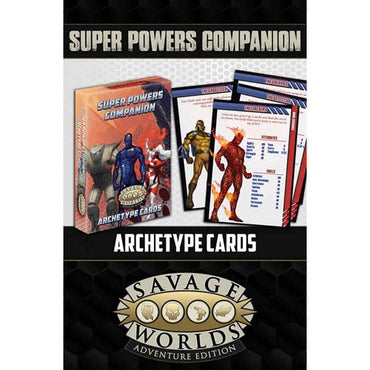 Savage Worlds: Super Powers Archetype Cards Boxed Set