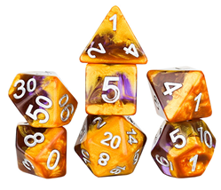 Dice Sirius: Poly 7 Set Rainbow