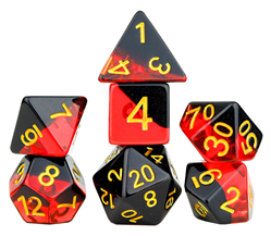Dice Sirius: Poly 7 Set Rainbow