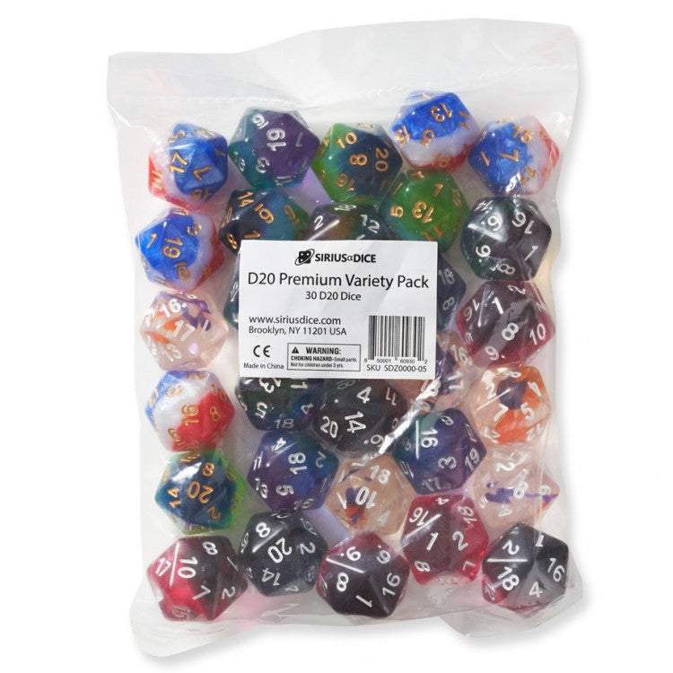 Dice Sirius: d20 Premium Variety Pack Ast50