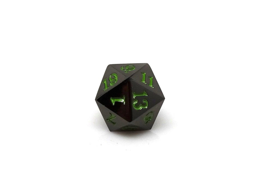Dice Easy Roller: D20 Gun Metal
