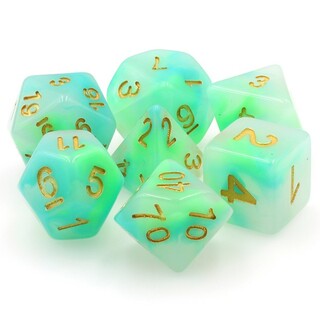Dice Tasty Minstrel: Poly 7 Set Jade