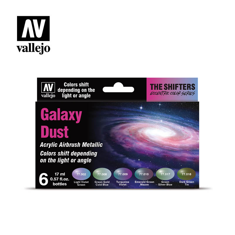 Paint Vallejo Set: EC: Colorshift - Galaxy Dust