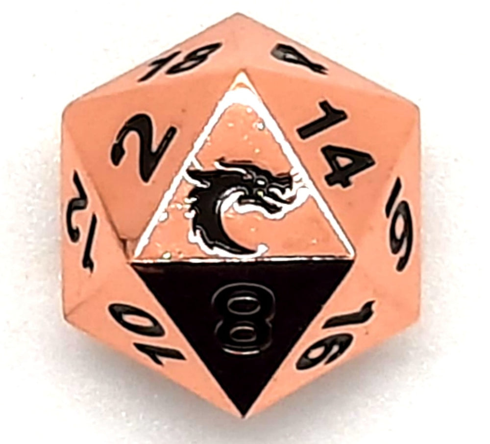 Dice Old School Dice: D20 Metal Halfling