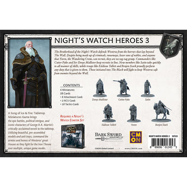 A Song of Ice & Fire Night's Watch: Night's Watch Heroes 3