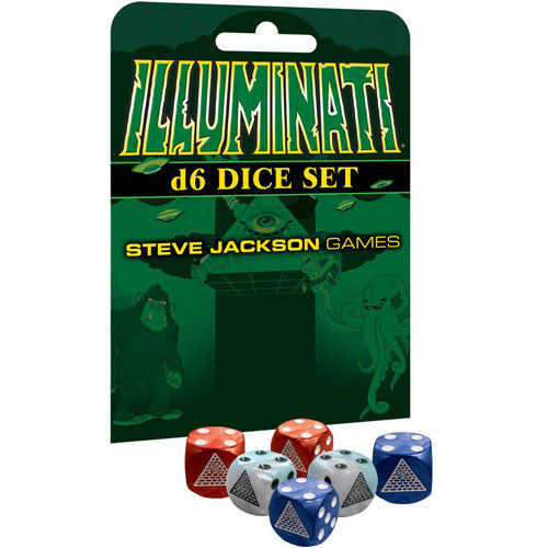 Dice Steve Jackson Games: Illuminati D6