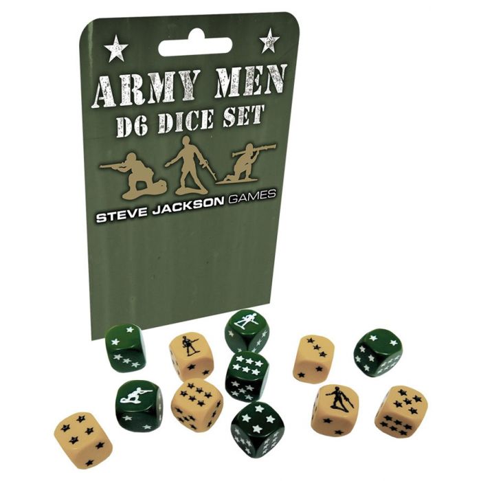 Dice Steve Jackson Games: D06 Army Men