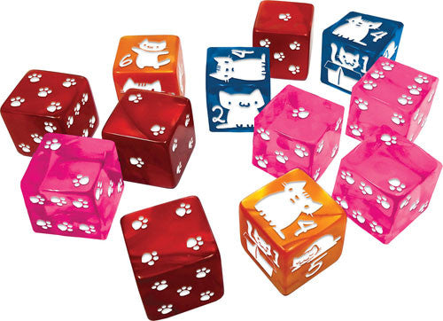 Dice Steve Jackson: Kitten D6 - New Colors