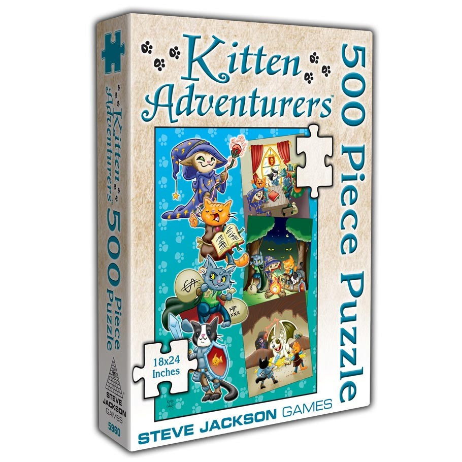 Puzzle Steve Jackson: 500 Piece Kitten Adventures