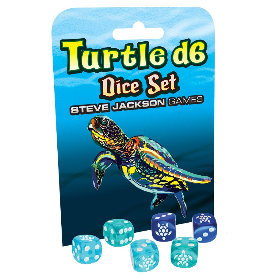 Dice Steve Jackson: D6 Turtle (6)