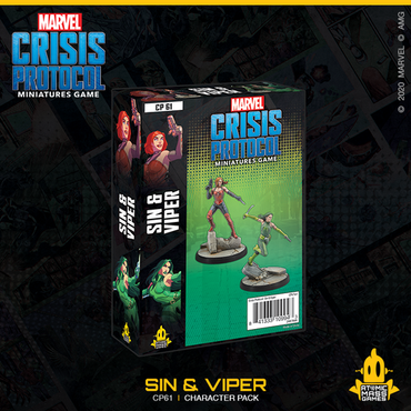 Marvel Crisis Protocol: Character Pack - Sin & Viper