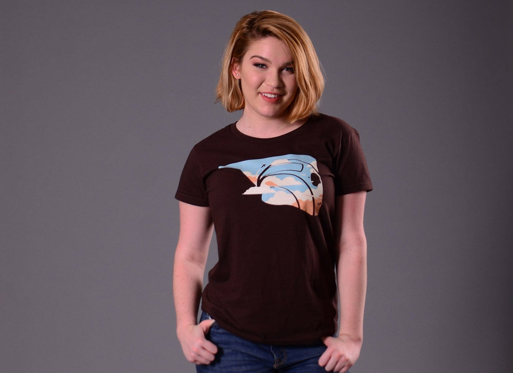 T-Shirt Snorgtees Ladies T: Sky Rocket
