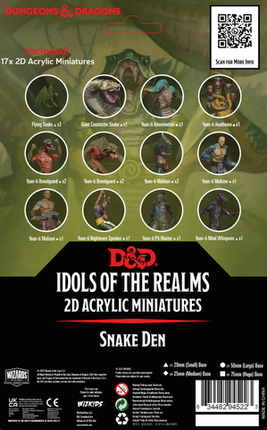 Dungeons & Dragons 2D - Idols of the Realms: Scales & Tails - Snake Den