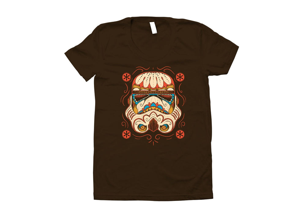 T-Shirt Snorgtees Ladies T: Sugar Skull Trooper