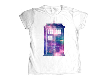 T-Shirt Snorgtees Ladies T: Police Box