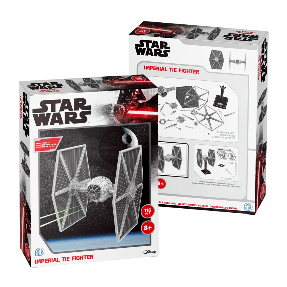 Puzzle 4D - Paper Model Star Wars: TIE Fighter