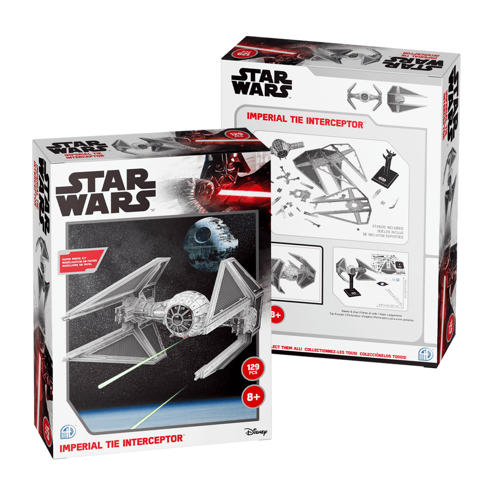 Puzzle 4D - Paper Model Star Wars: TIE Interceptor