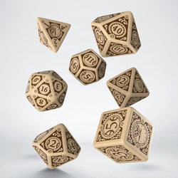Dice Q-Workshop: Poly 7 Set Steampunk Clockwork