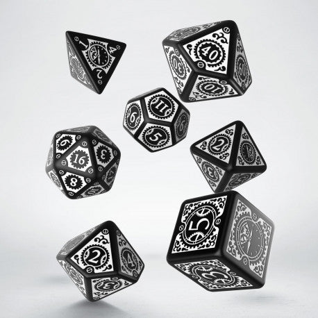 Dice Q-Workshop: Poly 7 Set Steampunk Clockwork