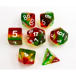 Dice Critical Hit: Poly 7 Set Aurora
