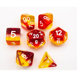 Dice Critical Hit: Poly 7 Set Aurora