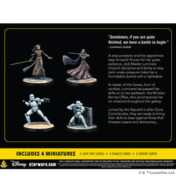 Star Wars Shatterpoint: Republic - Luminara Unduli Squad - Plans and Preparation